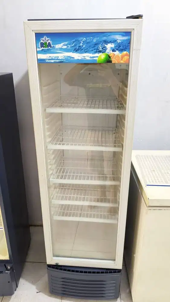Showcase RSA 1 Pintu Kaca 5 Rak – Pendingin Minuman