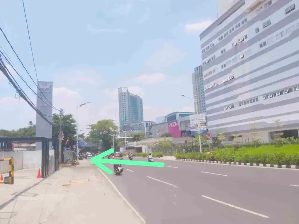 DIJUAL CEPAT Tanah di pinggir Jalan raya Depan Stasiun Tanjung Barat Jakarta selatan