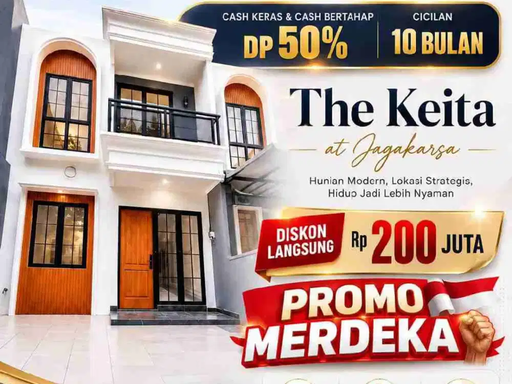 Dijual Rumah Di Jagakarsa Dekat Tol Brigif Cipedak Jakarta Selatan