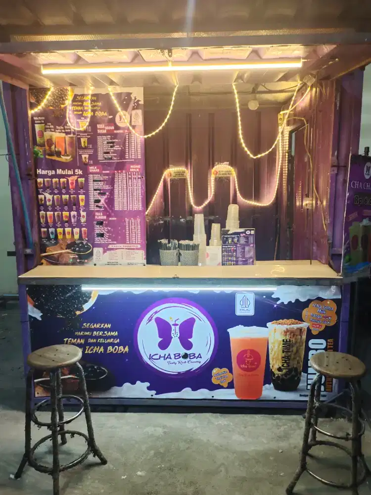 BOOTH COUNTAINER EX MINUMAN