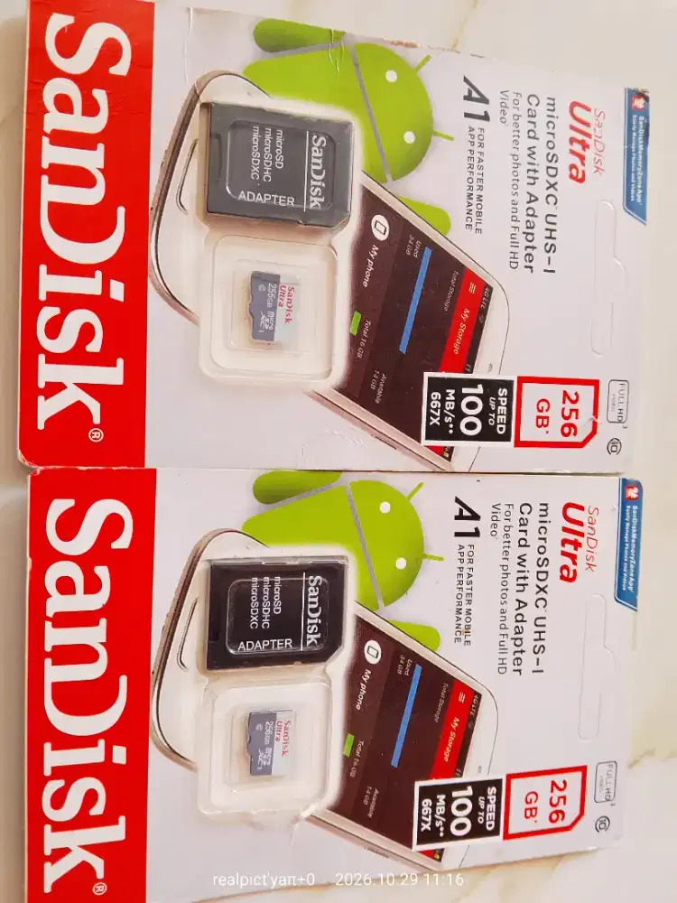 Sandisk Ultra 256GB,Speed up to 100,2pcs/600K