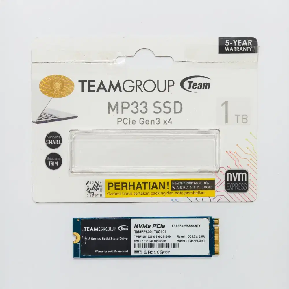 SSD Team Group MP33 1TB 1 TB M2 NVMe PCIe 3.0 SSD internal Laptop PC