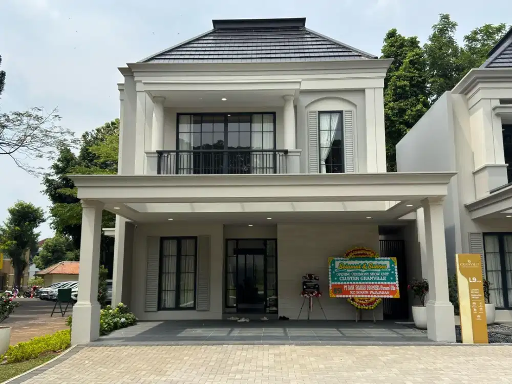 Dijual Rumah 2 Lantai Terbaru di Rancamaya Tipe L9 Dengan Inner Courtyard