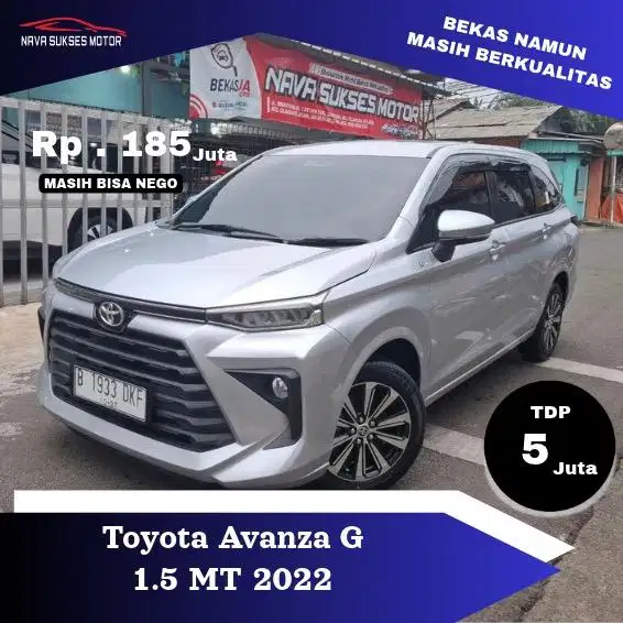 TDP TERMURAH AVANZA G MT 2022