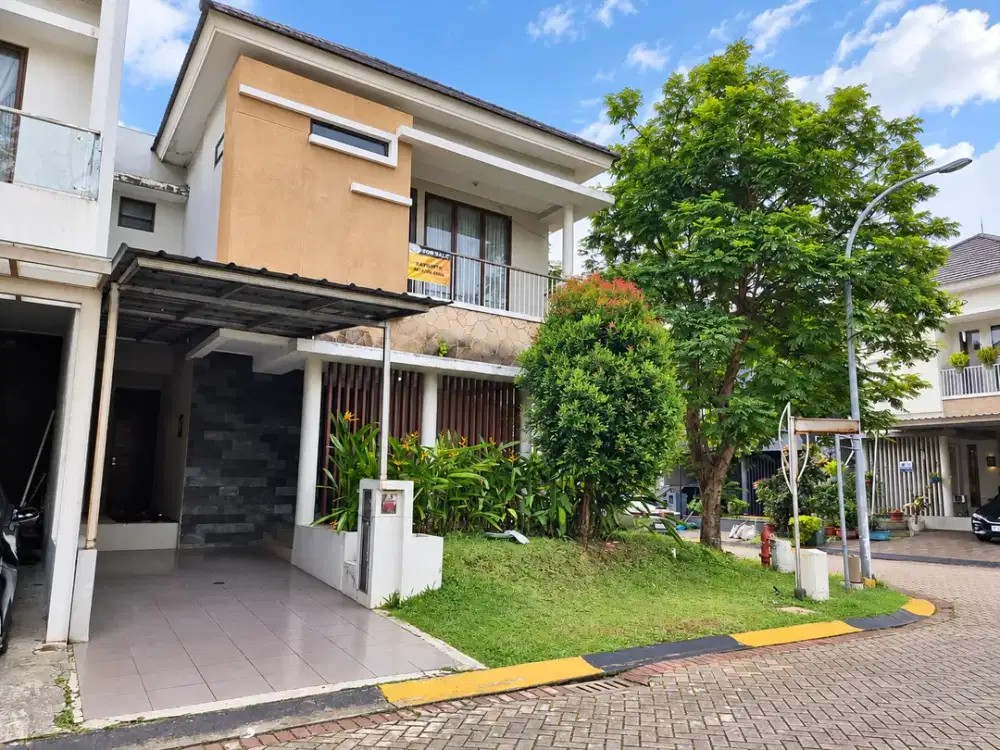 Rumah sudut siap huni dalam cluster di Discovery Bintaro Jaya