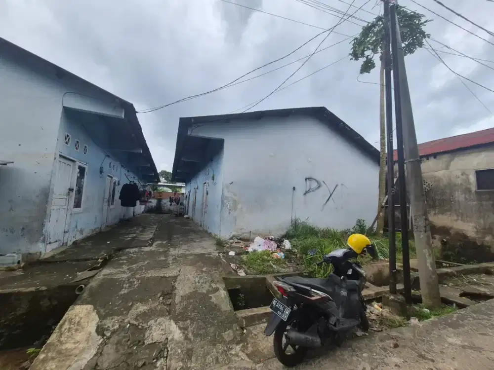 Dijual Tanah + 9 Bedeng Sukamaju Sako Palembang