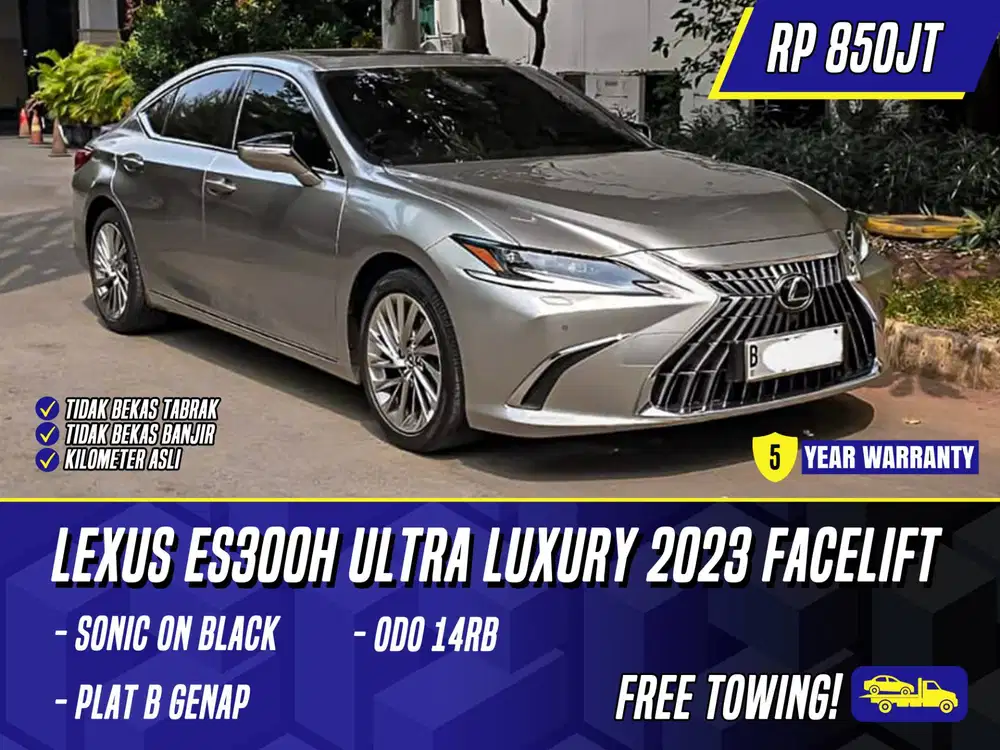 Lexus ES300h Ultra Luxury 2023 Facelift Sonic Black ES300 Hybrid