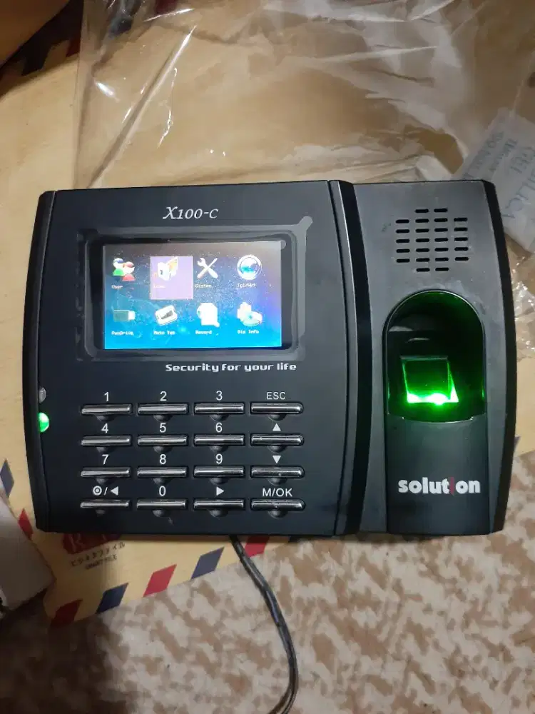 Mesin absensi sidik jari solution