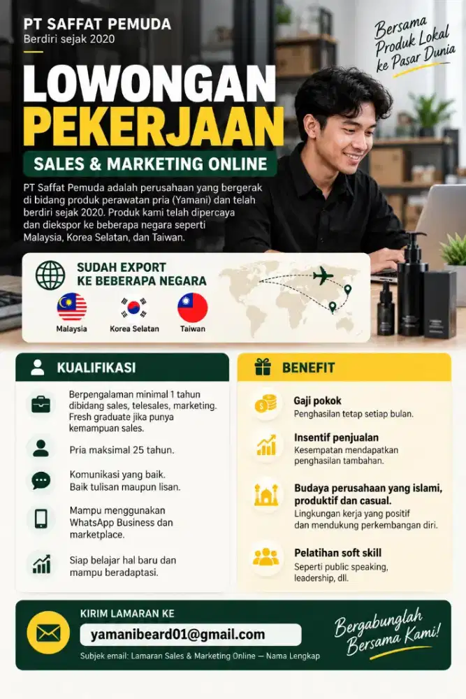 Lowongan Sales Marketing Online