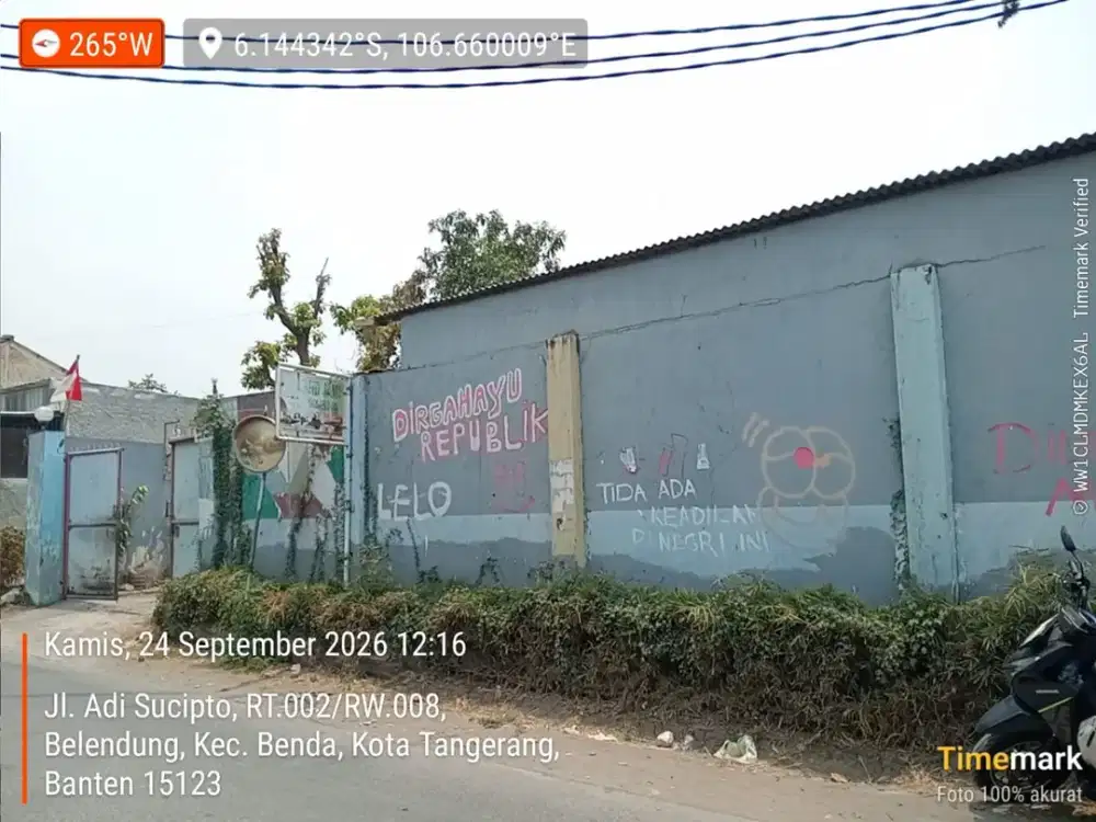 Dijual Lelang Gudang Adi Sucipto, Kelurahan Belendung, Kecamatan Benda, Tangerang