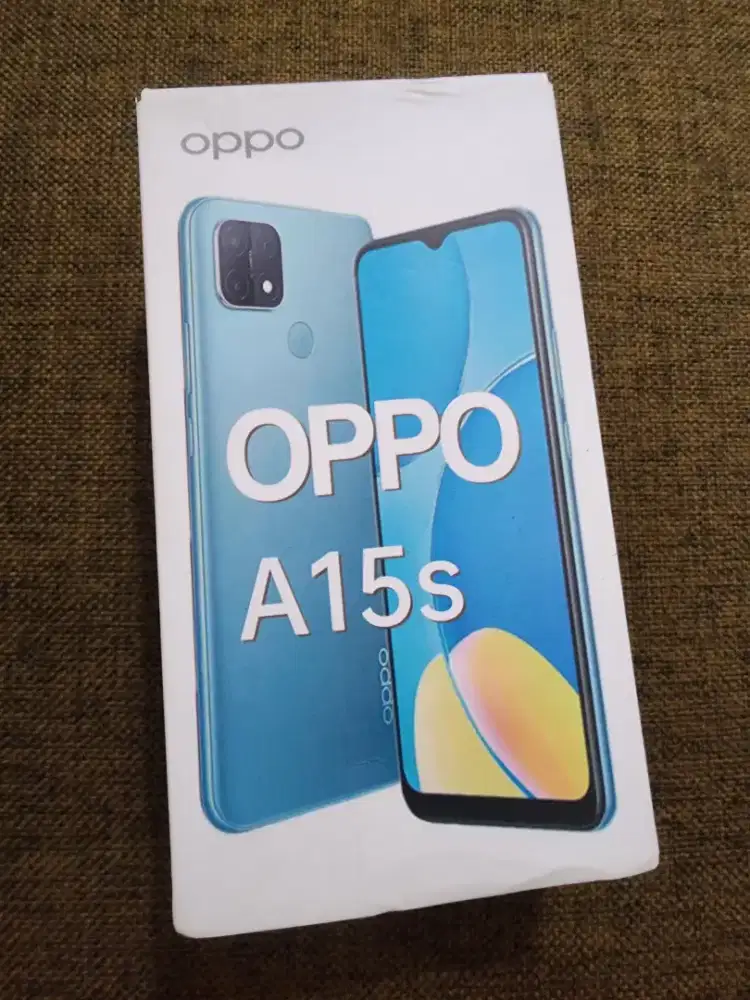 Oppo A15S, masih bagus, lengkap dus