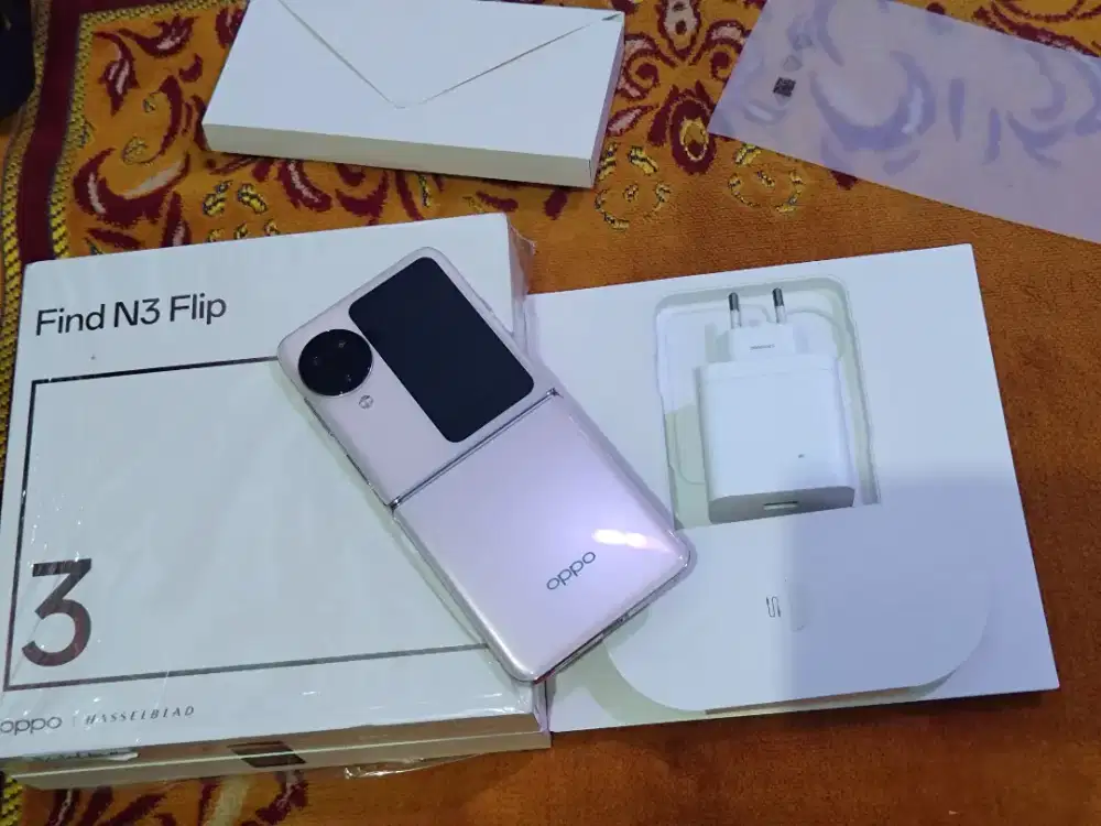 Oppo Find N3 Flip 5G ram 12 internal 256 lengkap ori resmi ada shadow