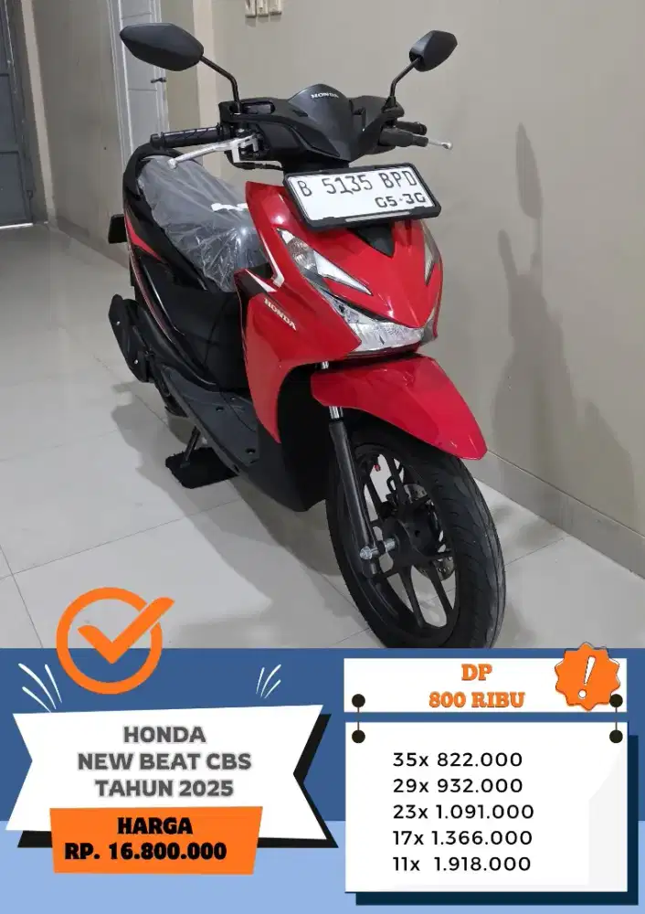 HONDA BEAT SPORTY CBS TAHUN 2025