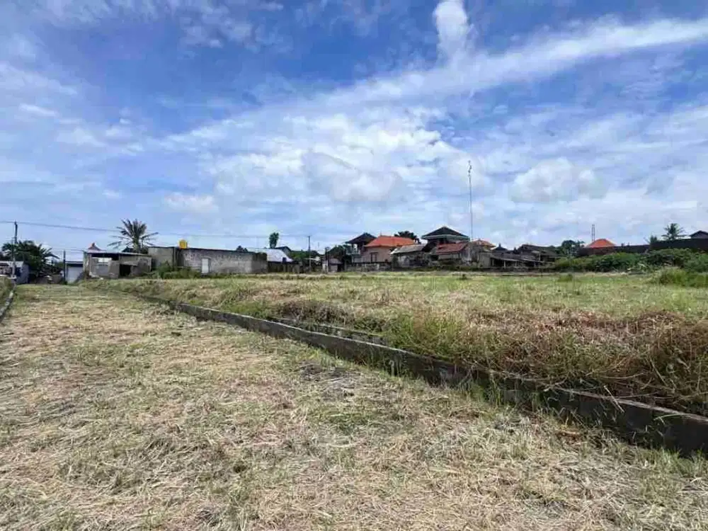 Tanah Kavling dengan View Sawah, Akses Langsung di Jalan Utama di area Pering, Blahbatuh, Gianyar cocok untuk dibangun Villa