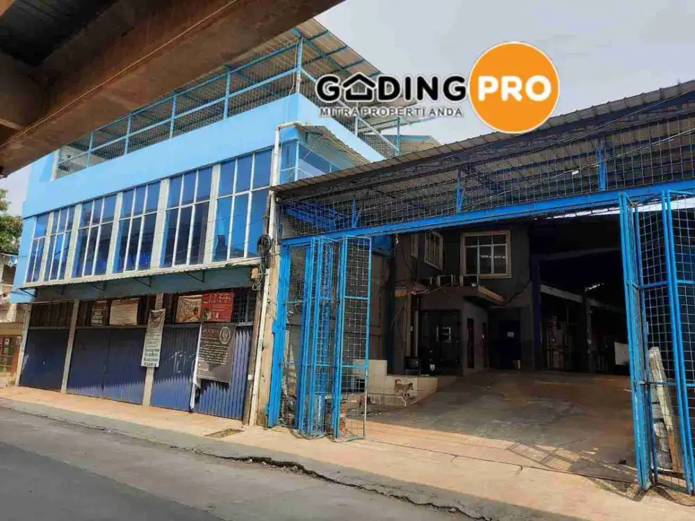 JUAL GUDANG AKTIF SHM JATIBENING PONDOK GEDE BEKASI LOKASI STRATEGIS BANGUNAN RAPI SIAP PAKAI