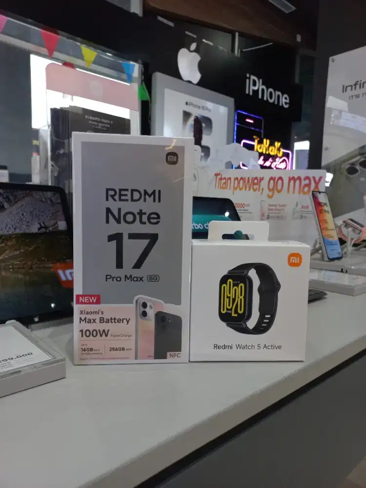PROMO REDMI NOTE 17 PRO MAX 5G FREE REDMI WATCH 5 ACTIVE