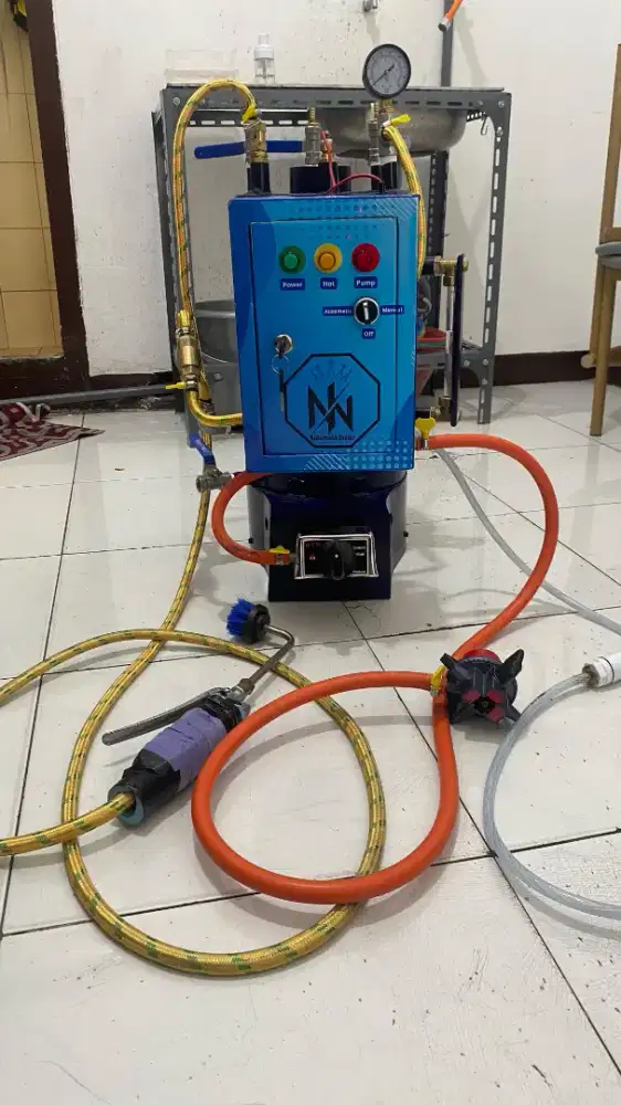 mesin cuci steam uap otomatis sepatu gas
