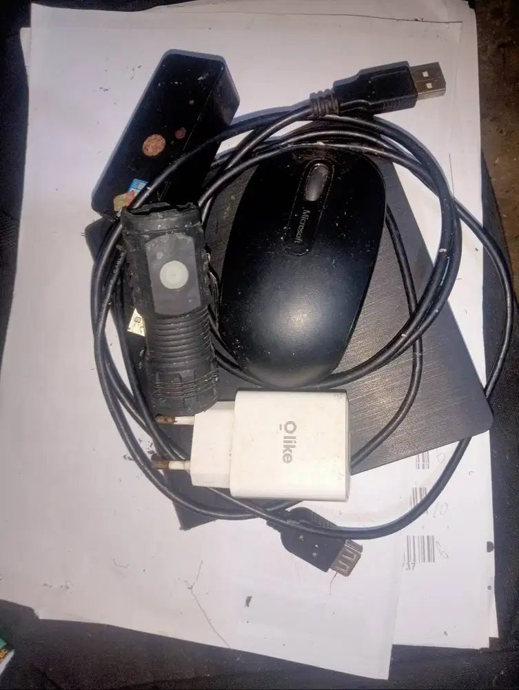 Kabel usb, cd writer, senter dll