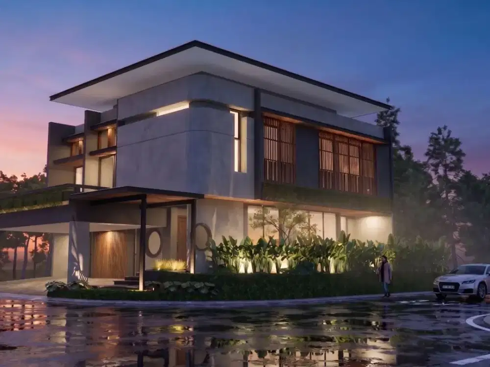 Rumah Mewah Brand New Private Pool di Green Banyan Ville BSD