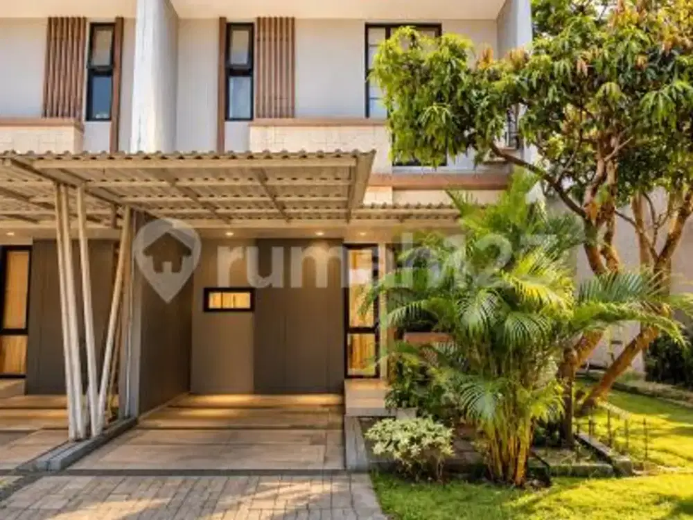 Rumah Hadap Utara PPJB 2 Lantai Semi Furnish di Amarine Mozia BSD