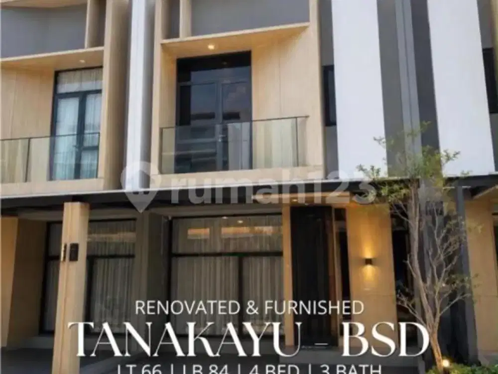 Forsale Rumah Full Furnish di Tanakayu BSD Sudah di Renovasi
