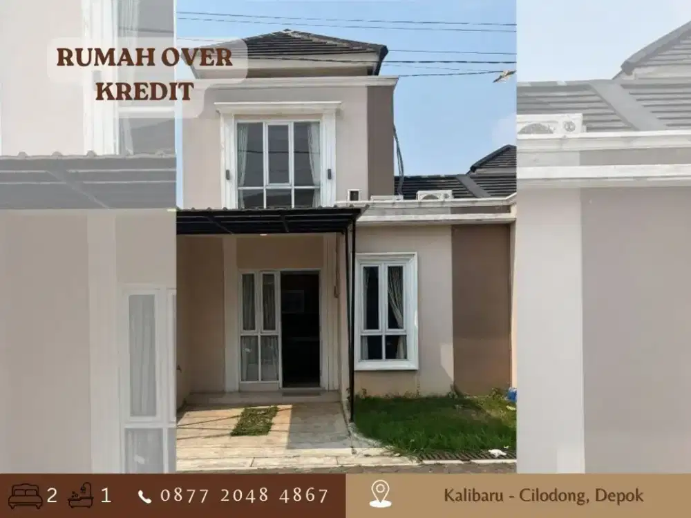 Jual Rumah Over Kredit 73JT 2LT dkt Alun alun GDC Cilodong Depok