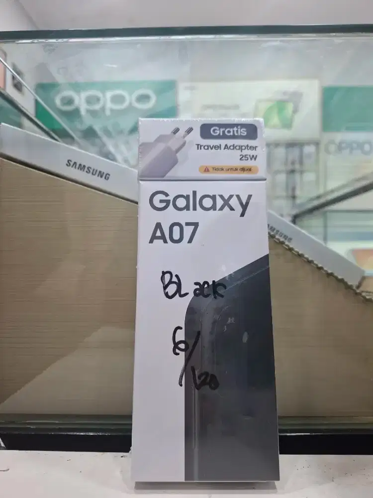 SAMSUNG A07 6/128 NEW MURAH GARANSI RESMI