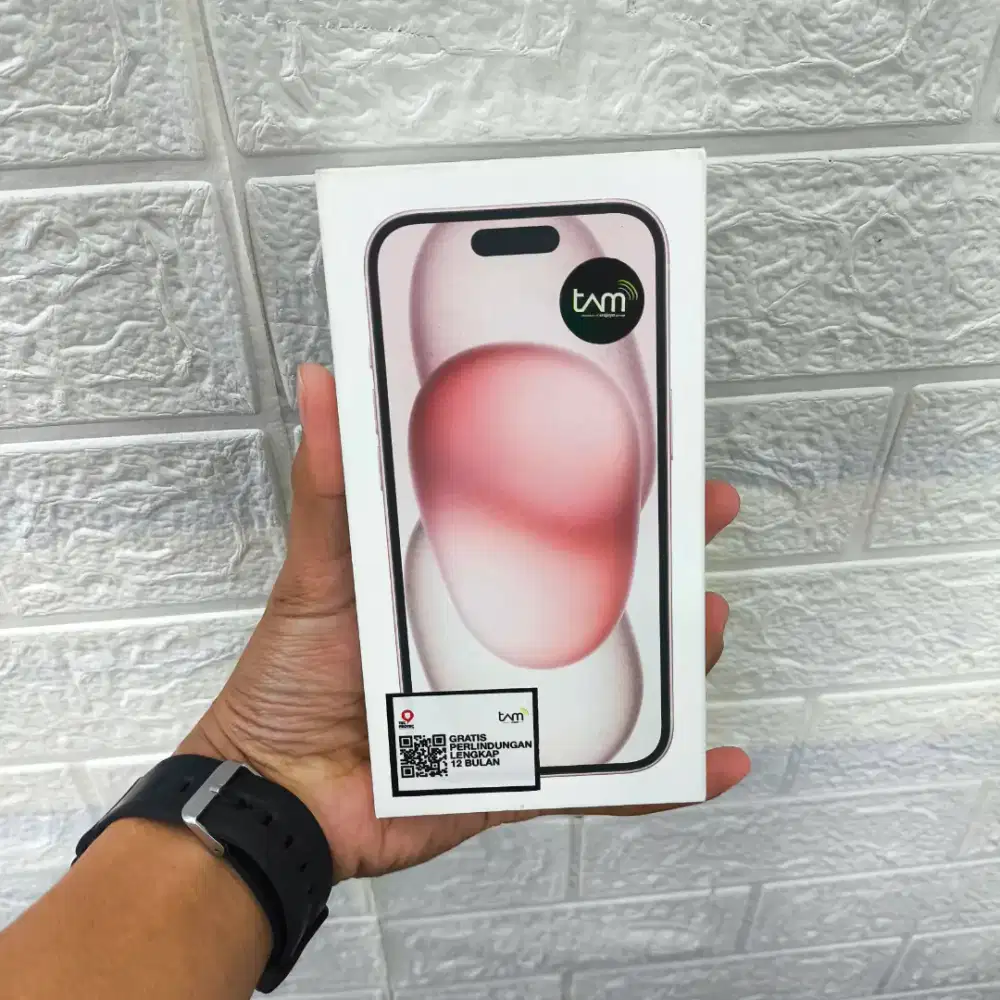 iPhone 15 256 (Pink) New - Resmi iBox