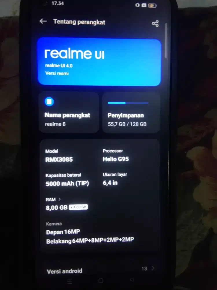 mau maharin realme 8/128