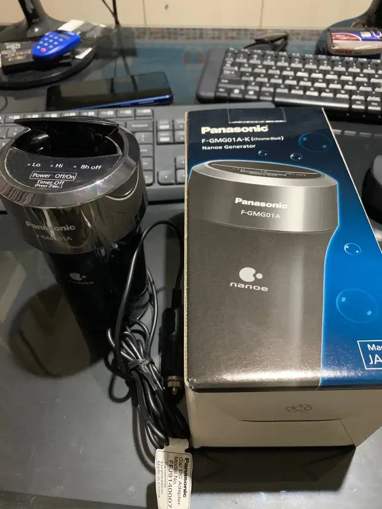 Panasonic nanoe generator ion F-GMG01A-K hilangin bau virus di mobil