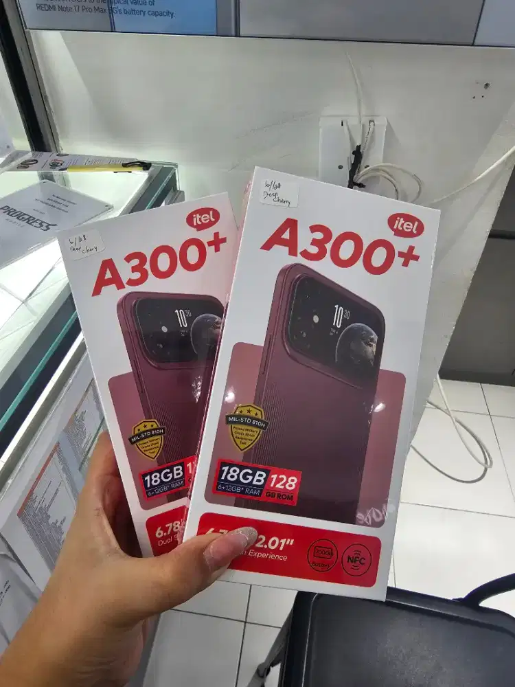 ITEL A300+ 6/128GB BARU SEGEL BOX GARANSI RESMI