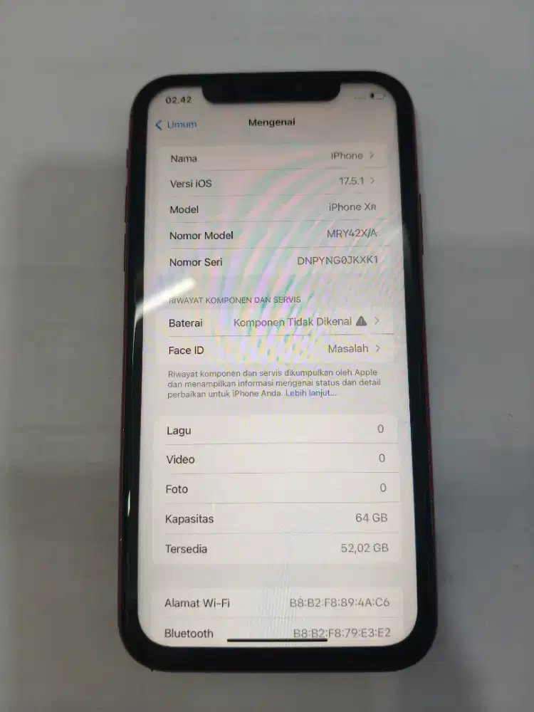 iPhone xr 64gb merah