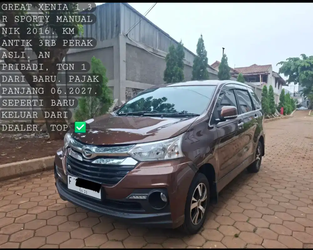 (Harga Cash) Grand Xenia 1.3 Manual NIK 2016 Antik