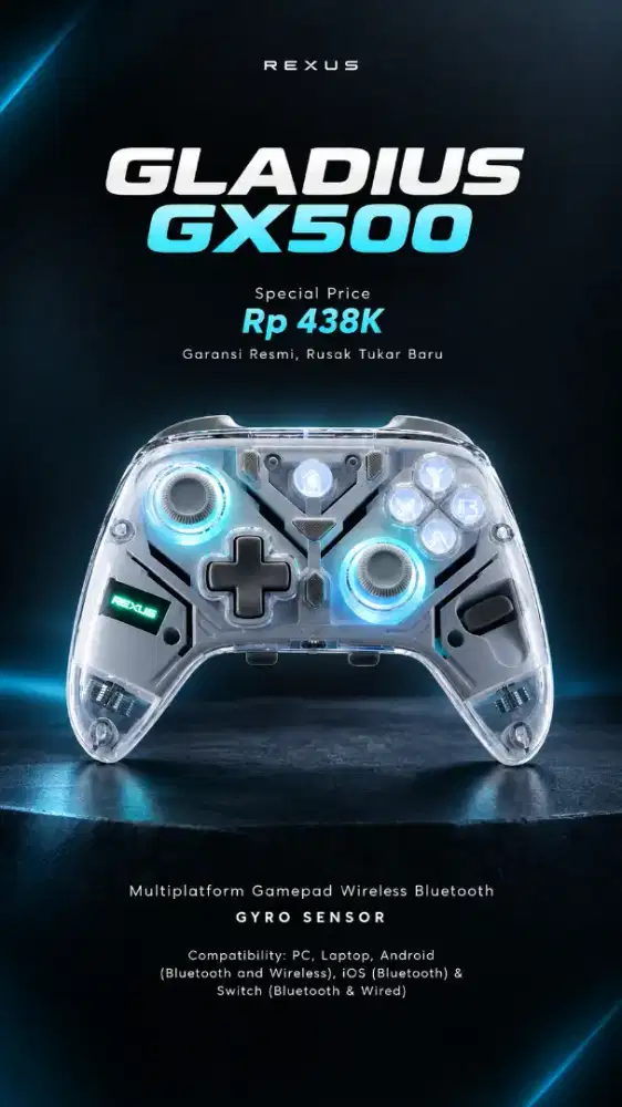 Gamepad rexus Gladius GX500