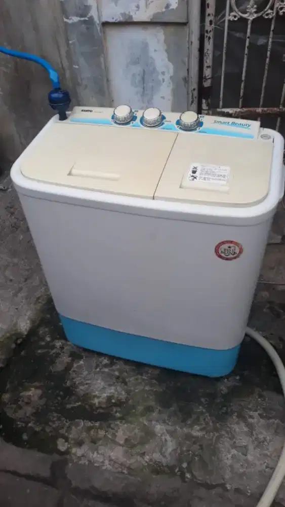 Jual mesin cuci Sanyo 2 tabung 8kg
