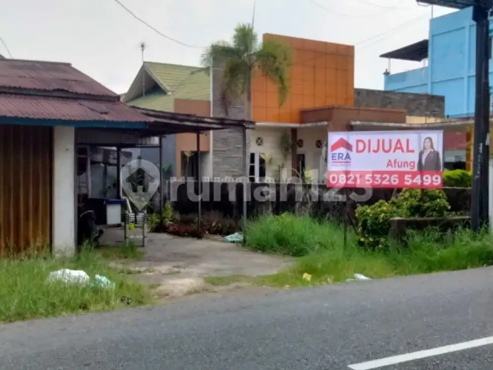 Tanah Beserta Bangunan Kios & Rumah di Kota Pontianak, Jl. Putri Dara Hitam
