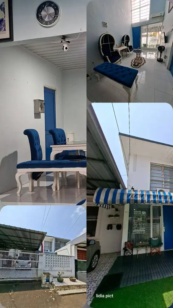 Rumah cantik di jual rp 1.5 milyar.. bagus free ac dan garasi