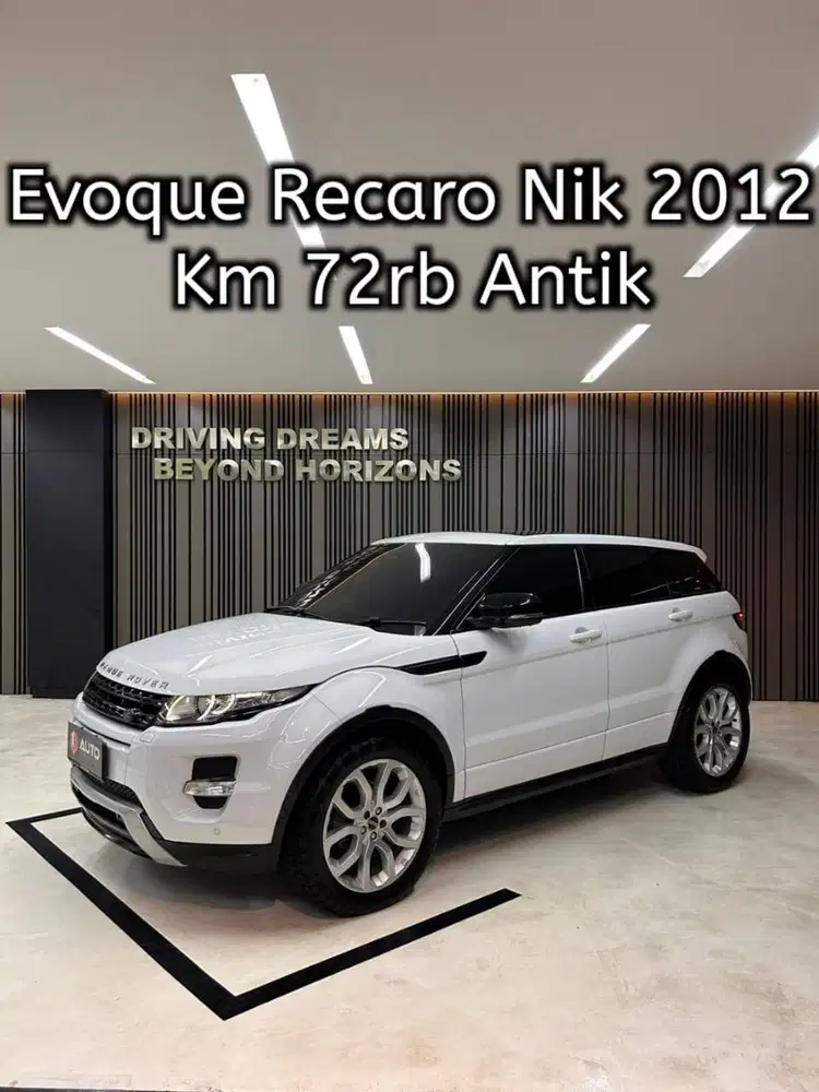 Range Rover Evoque Recaro A/T 2012 Putih B89VF Km72rb