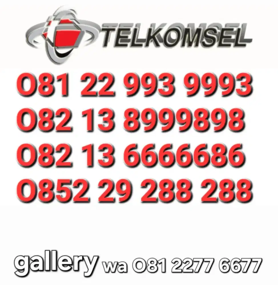 Nomor telkomsel 288 - 288