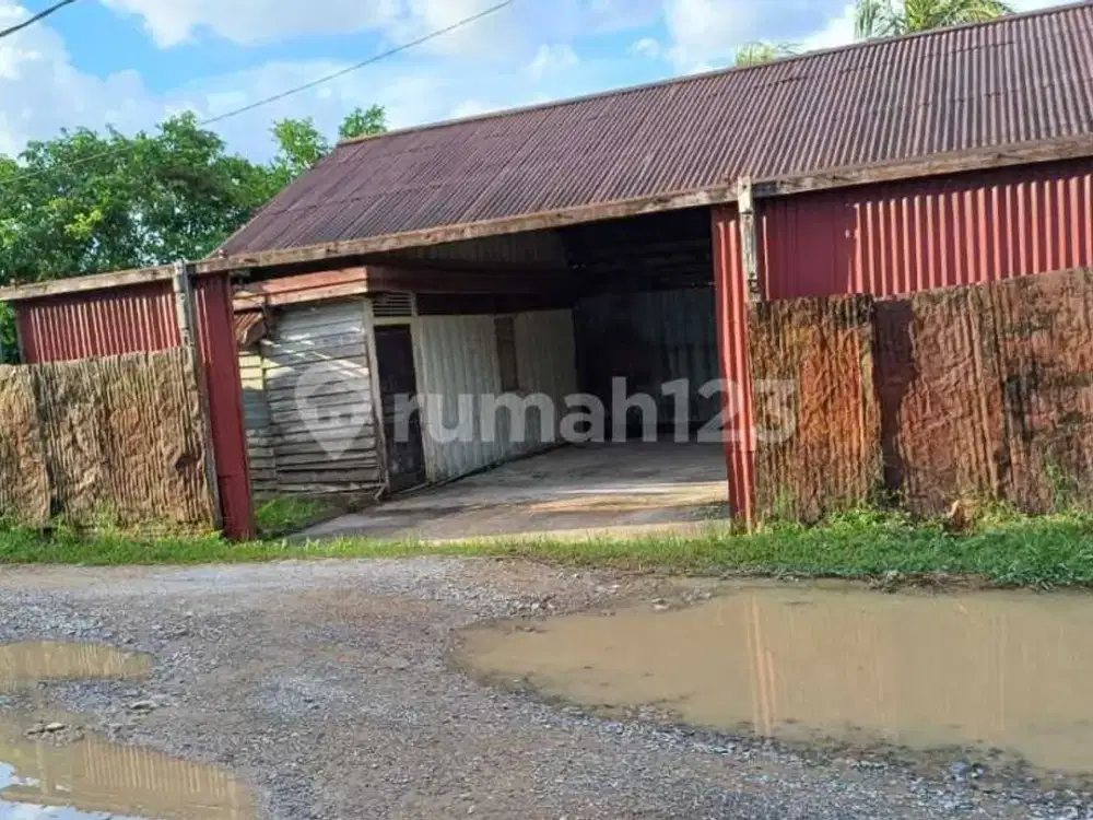 Tanah Beserta Bangunan Gudang Kota Pontianak Di Serdam, Gg. Ceria 2