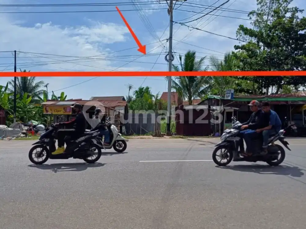 Tanah Luas Tepi Jalan Raya Kota Pontianak Barat, Jeruju.