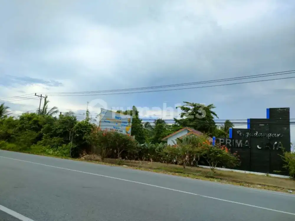 Tanah Tepi Jalan Kota Pontianak Di Jl. Sungai Kakap Pal 9