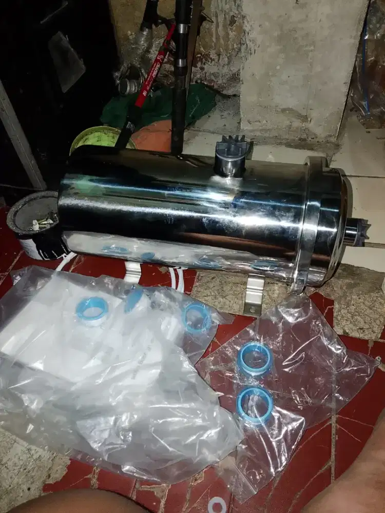 Penjernih air untuk instalasi dapur dan rumah