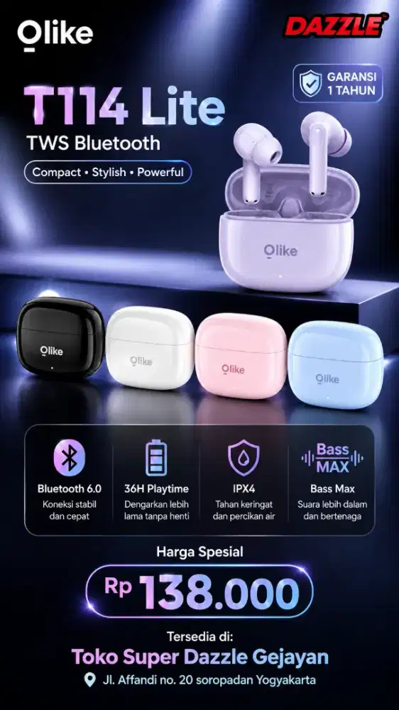 Tws bluetooth OLIKE T114 lite