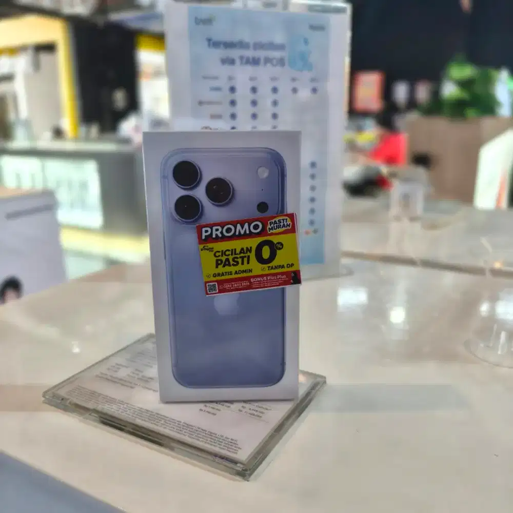 IPHONE 18 PRO 256 GLACIER STOK TERBATAS!!!