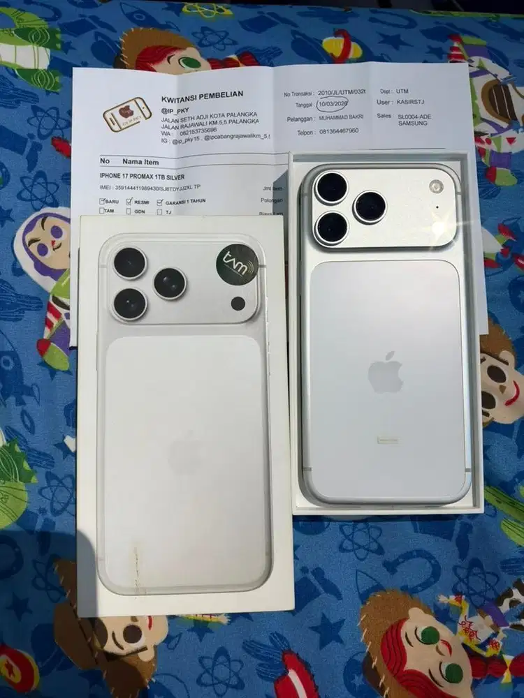 dijual ip 17PM 1TB Resmi TAM