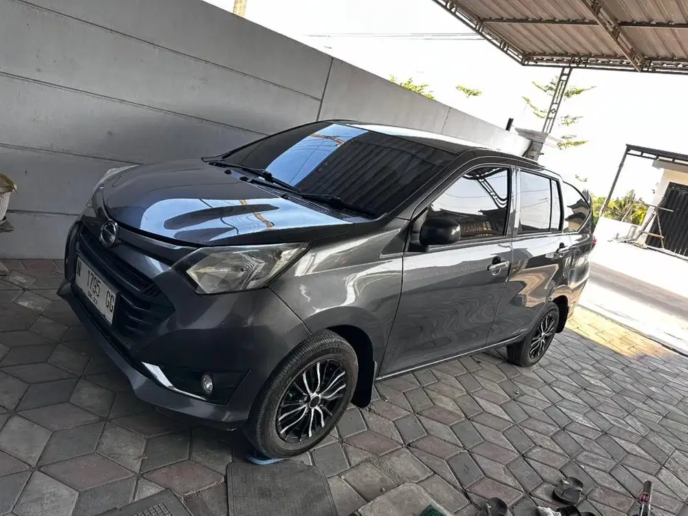 Sigra 2017 abu 1.2 cc ac dobel mt manual zigra calya