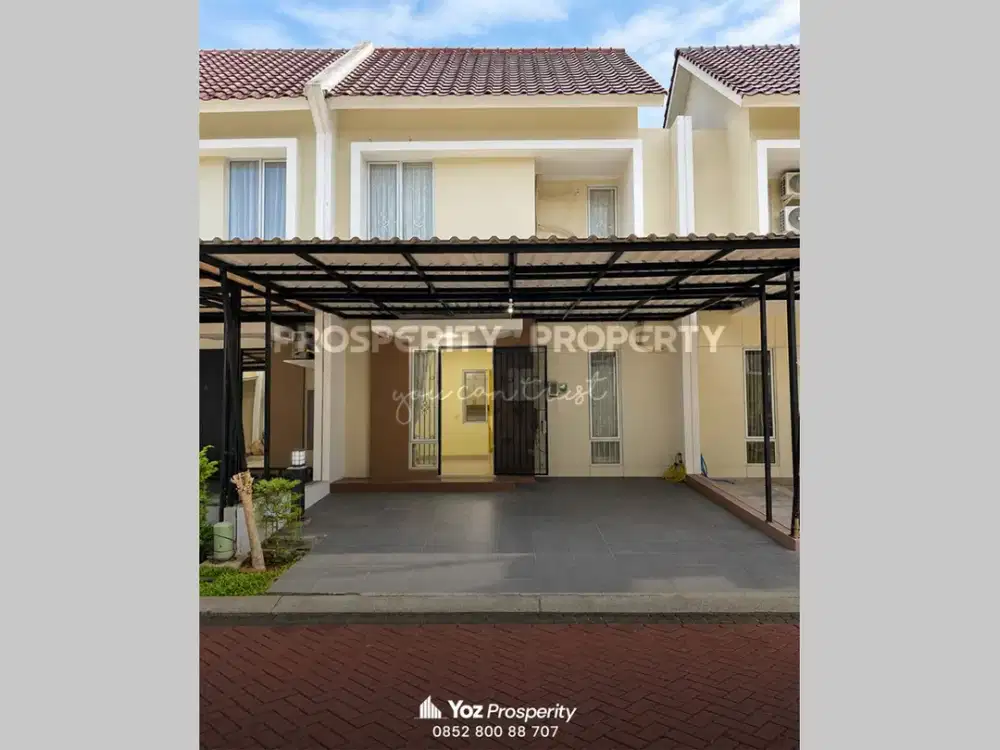 Rumah Sudah Renovasi Full Bangunan di Cluster Carrillo Residence Paramount Gading Serpong Tangerang