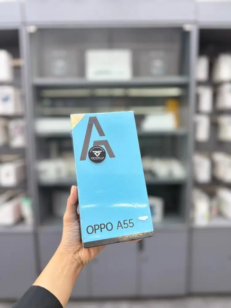 Oppo a55 4/64Gb new, Garansi Resmi Indonesia  1 Tahun