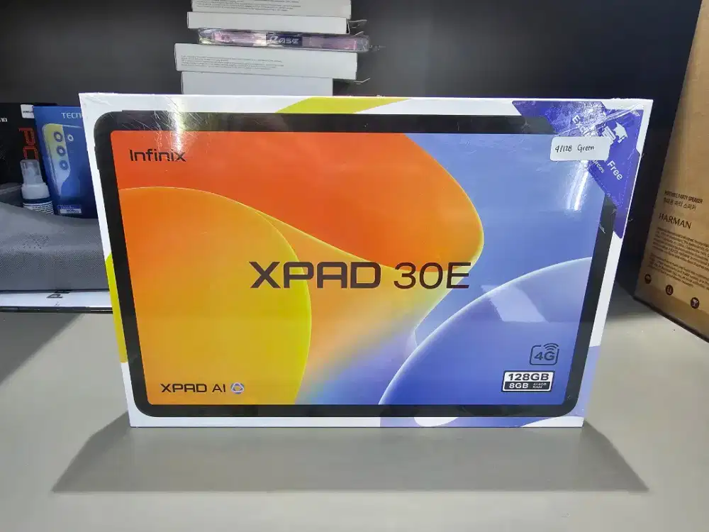 INFINIX XPAD 30E 4+4/128GB BARU SEGEL BOX GARANSI RESMI